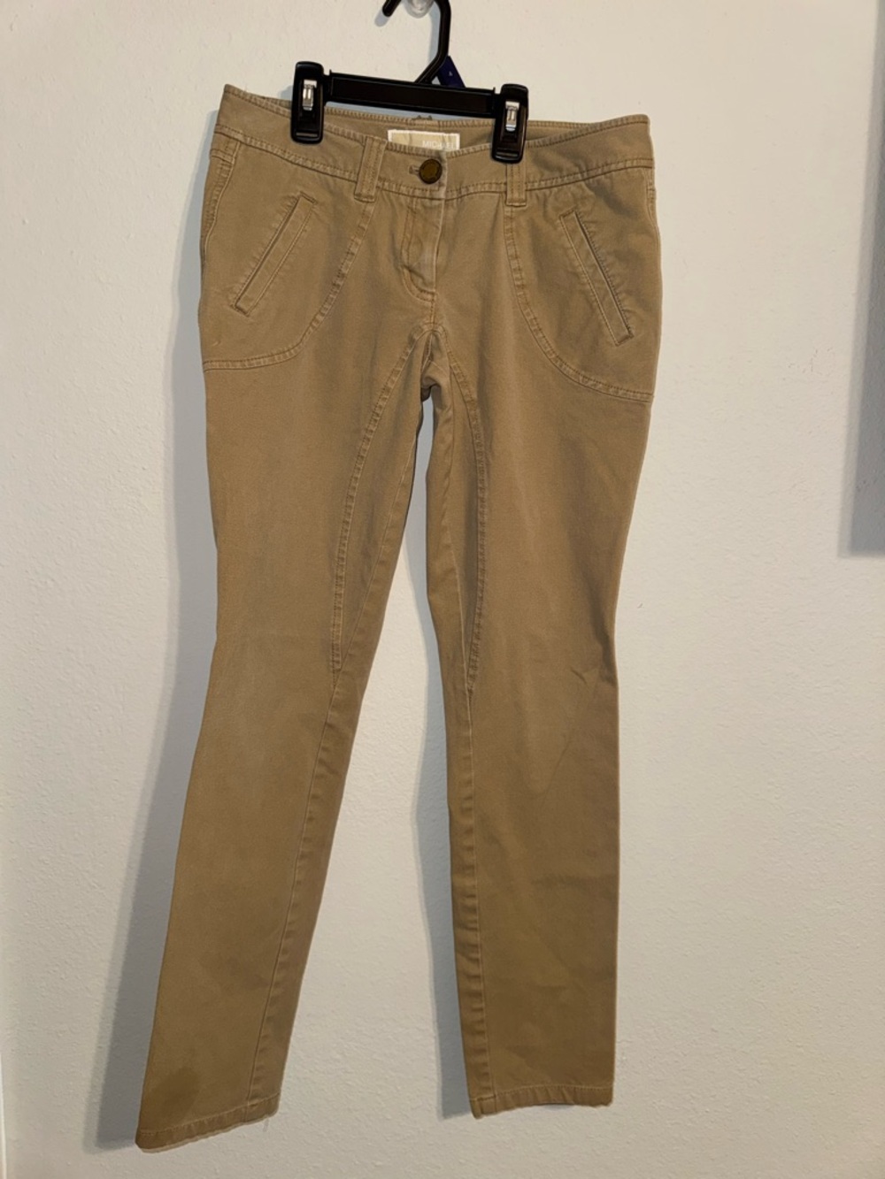Michael Kors Tan Skinny Jeans